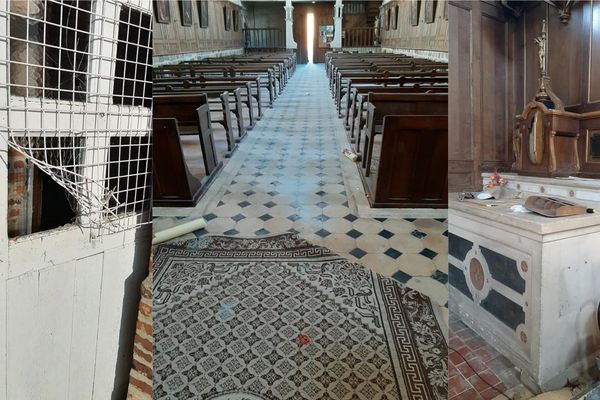 L'église de Marly-Gomont a été vandalisée dans la nuit de jeudi à vendredi 24 avril.