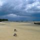 Ciel chargé ce LUNDI à Arromanches (14).