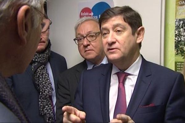 Patrick Kanner (ministre de la ville, de la jeunesse et des sports) était en visite en Saône-et-Loire ce vendredi 4 mars 2016.