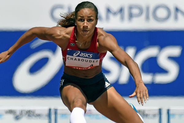 Aurélie Caboudez, ici aux championnats d'Europe d'athlétisme à Berlin en juillet 2018.