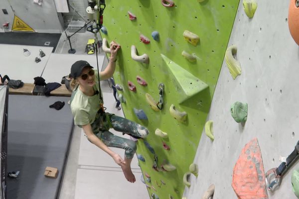 Grâce au footing vertical, Camille a renoué avec les sensations sportives.