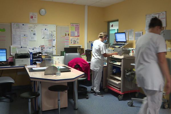 A l’hôpital d'Aubenas, en Ardèche, une seule hospitalisation Covid est enregistrée