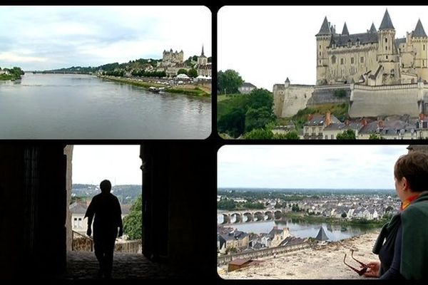 Le château de Saumur surplombe majestueusement la Loire