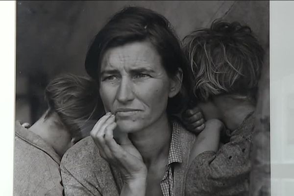 "La Mona Lisa des années 30" Photo de l'Américaine, Dorothea Lange. 1936 : au camp de Nipomo, en Californie.