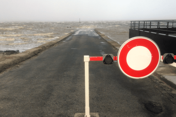 Le passage du Gois ce matin