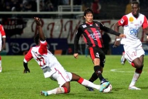 L'AS Nancy Lorraine au stade du Ray, à Nice