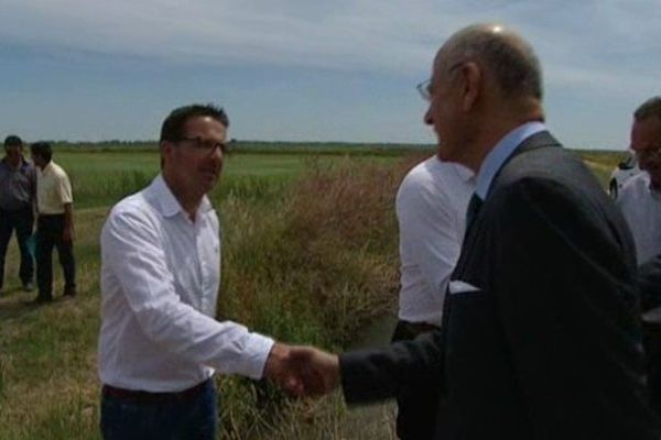 Rencontre entre les riziculteurs de Camargue et Pierre de Bousquet, préfet de région - 1er janvier 2015