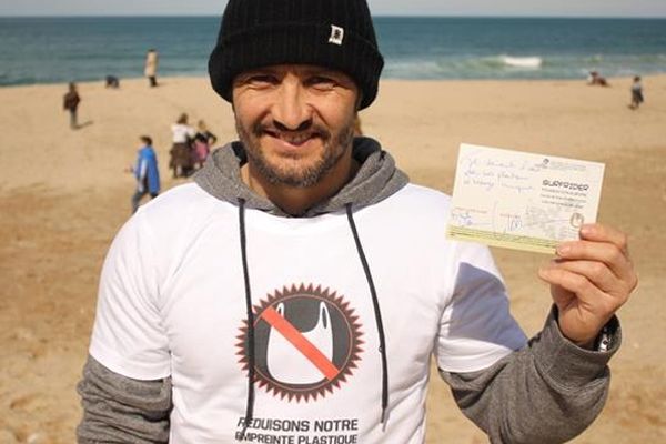 Bixente Lizarazu pour la Surfrider Foundation