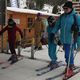 Pour les vacances, les skieurs profitent du domaine de la station de ski du Lioran.