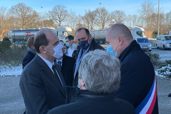 Jean Castex est en déplacement dans le Loiret ce samedi 13 février.