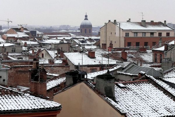 La neige est annoncée à Toulouse et dans toute la Haute-Garonne ce soir et cette nuit.