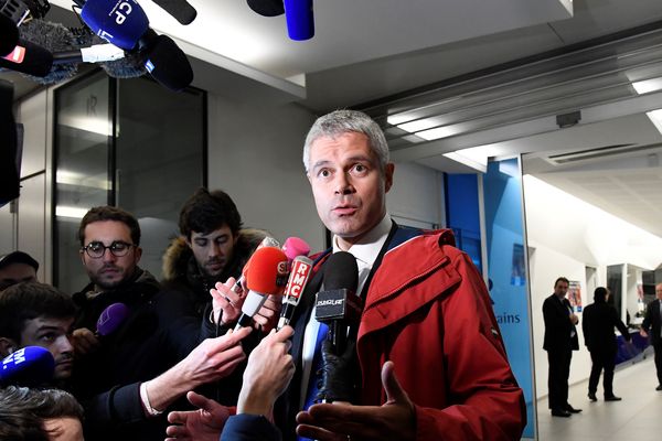 Laurent Wauquiez photographié au siège des Républicains, à l'automne 2016. 