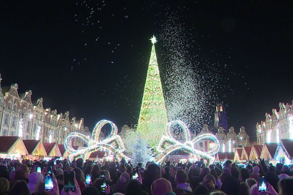 Le marché de Noël d'Arras bat des records de fréquentation cette année.