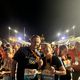 Aurore Sohier et son guide, Emmanuel Robin, à l'arrivée des 10KM du Marathon Pour Tous à Paris