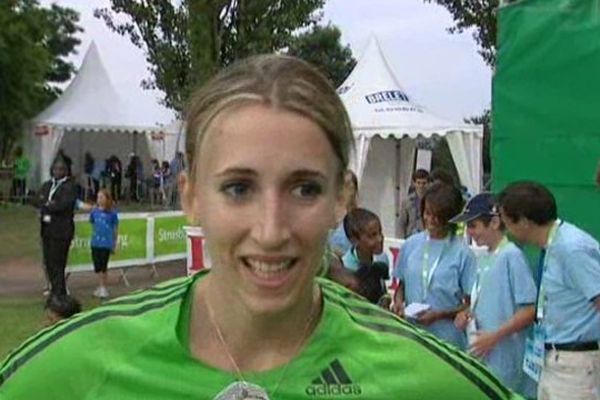 Céline Distel-Bonnet, vice-championne de France sur 100 mètres 