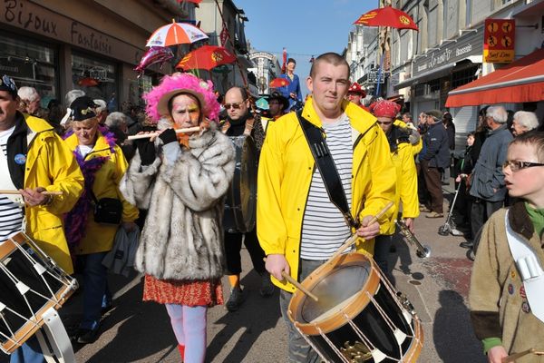 Défilé dans les rues de Berck-sur-Mer