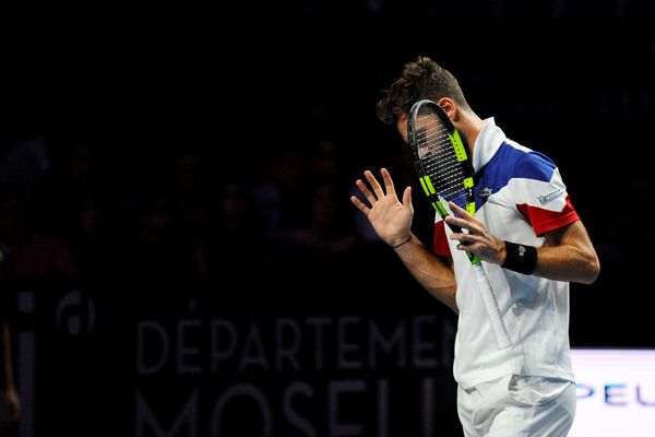 Benoît Paire, lors de sa défaite à Metz, ce dimanche