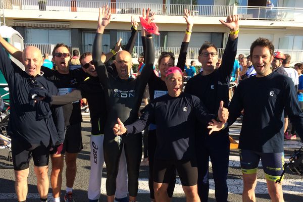 Les équipes de France 3 Pays de la Loire aussi au Tri Relais Entreprises du triathlon de La Baule