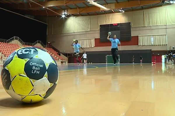 Le CDB à l'entraînement au Palais des sports de Dijon