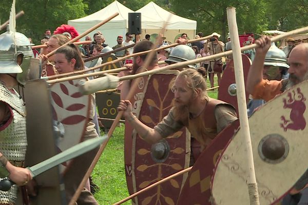 Le parc archéologique européen de Bliesbruck-Reinheim reconstitue la vie quotidienne de l'Antiquité le temps d'un week-end.