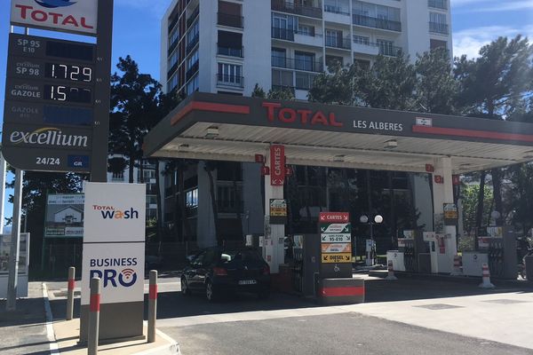 La station Total a été braquée ce mercredi en milieu de journée - 24 avril 2019