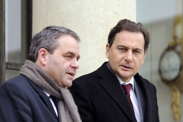 Xavier Bertrand et Eric Besson, lorsqu'ils étaient tous les deux ministres en 2012