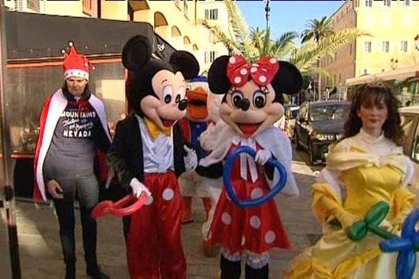 Des animations sont organisées dans les rues d'Ajaccio à l'approche de Noël