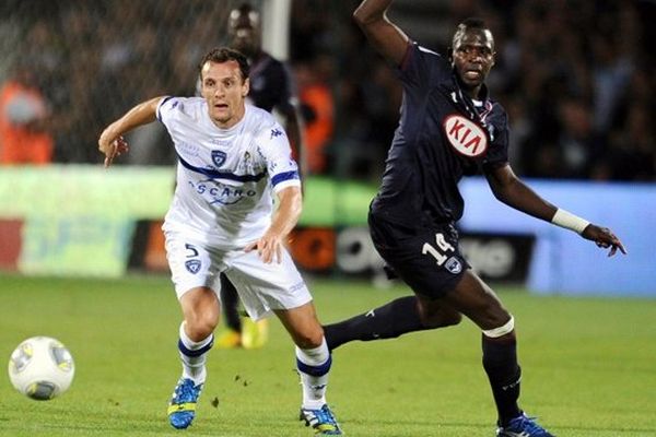 Cheick Diabaté ( à droite) face à Bastia lors de la seule victoire de Bordeaux cette saison en championnat.