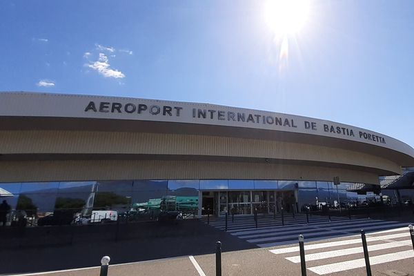 Illustration. L'aéroport international de Bastia Poretta.