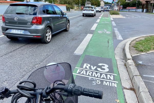 La ville de Reims a inauguré en 2022 la première "ligne" de son réseau Reims à vélo. (archives)