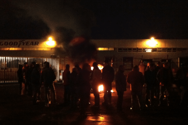 L'accès au site de Goodyear Amiens Nord est bloqué depuis 6h ce lundi matin.