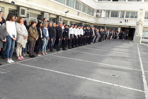 A Marseille, la cérémonie s'est déroulée dans la cour de l'Hôtel de Ville.