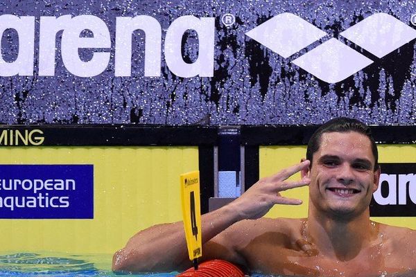 Florent Manaudou après sa 4é médaille, dimanche à Berlin