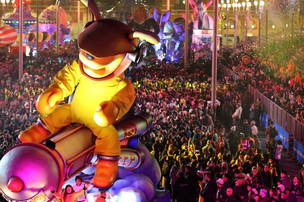 Le Carnaval 2018 sur la place Masséna. 