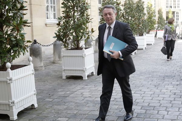 Thierry Braillard lors du Comite interministeriel a la citoyenneté et à l'égalité à l Hôtel Matignon