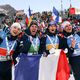 La France a raflé les quatre relais masculins de la saison. Podium du 25 janvier 2025.