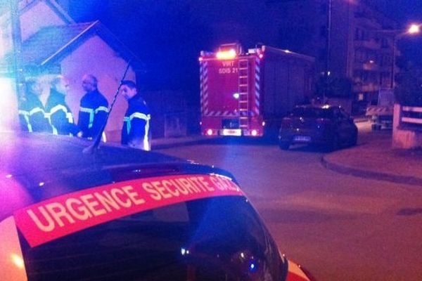 Les pompiers de Dijon en intervention rue Dietrich