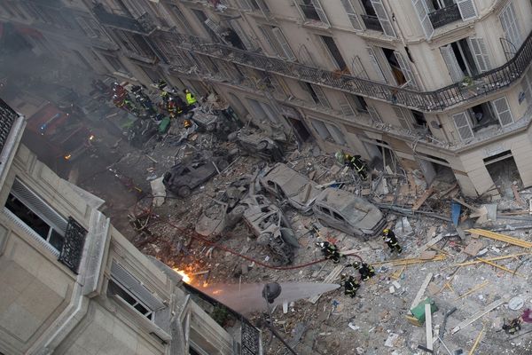 Une explosion a eu lieu rue de Trévise le 12 janvier 2019.