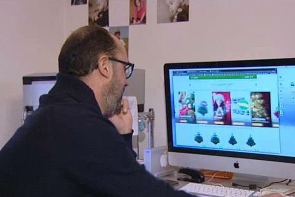 Un client qui cherche un sapin "made in Morvan" sur internet - novrembre 2016