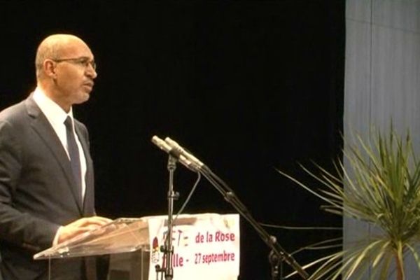 Le premier secrétaire du parti socialiste Harlem Désir était hier soir l'invité de la fête de la rose à Tulle.