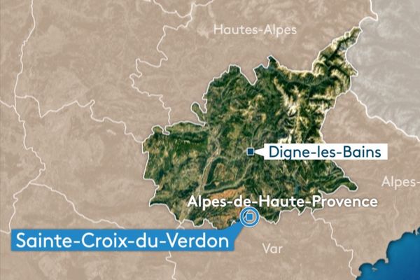 La voiture contenant des ossements a été retrouvée à Sainte-Croix-du-Verdon, mardi 22 décembre.