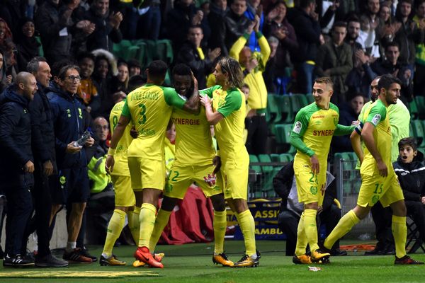 Abdoulaye Touré a inscrit le but de la victoire à le 86 ème minute, hier soir à la Beaujoire.  