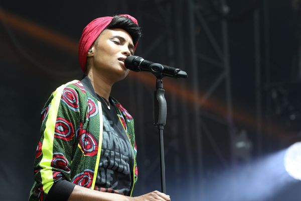 Imany est l'une des têtes d'affiches du spectacle donné ce mercredi soir en faveur des grévistes. 