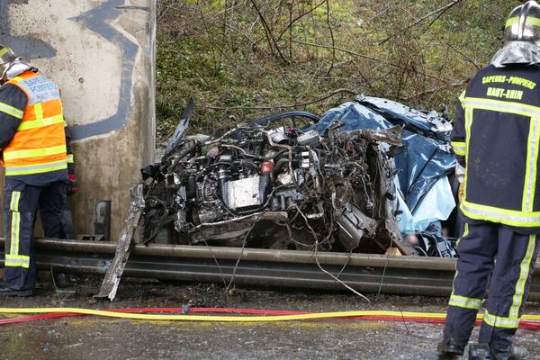 Accident mortel ce mercredi 3 février sur l'A36, à hauteur de Sausheim.