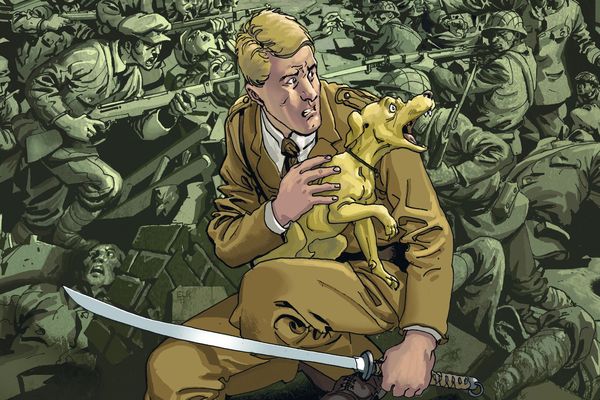 Matthiew Hayward, le héros de l'album BD  "L'autre deuxième guerre mondiale - Chien Jaune" - Dargaud éditeur