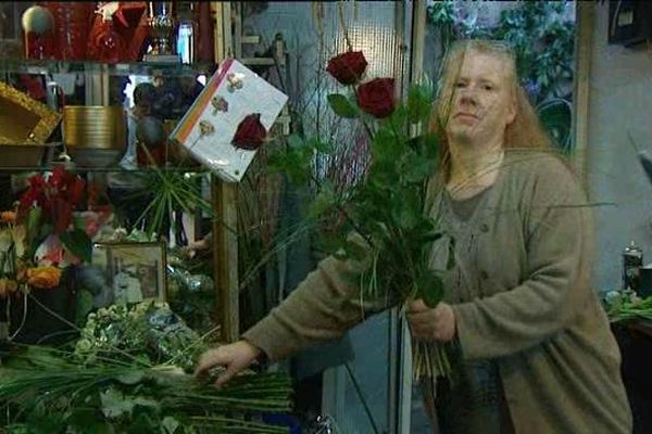 Cette boutique de fleurs était ouverte le 25 décembre.