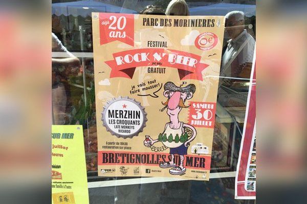 L'affiche de Rock N'Beer qui choque le porte-aprole du FN en Vendée