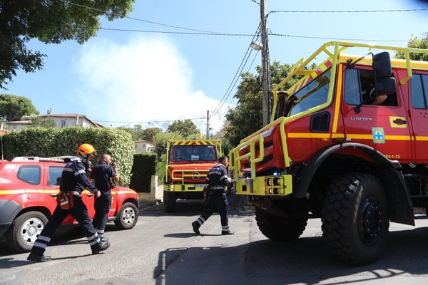 Un feu en ville sous mistral, c'est toujours sérieux