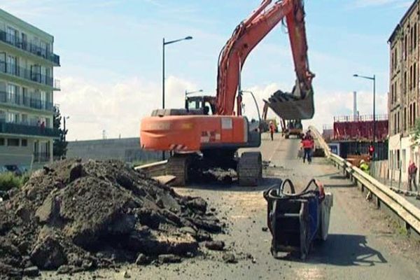 Le début du chantier ce lundi 1er juin