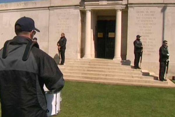 Villers-Bretonneux : répétitions Anzac Day